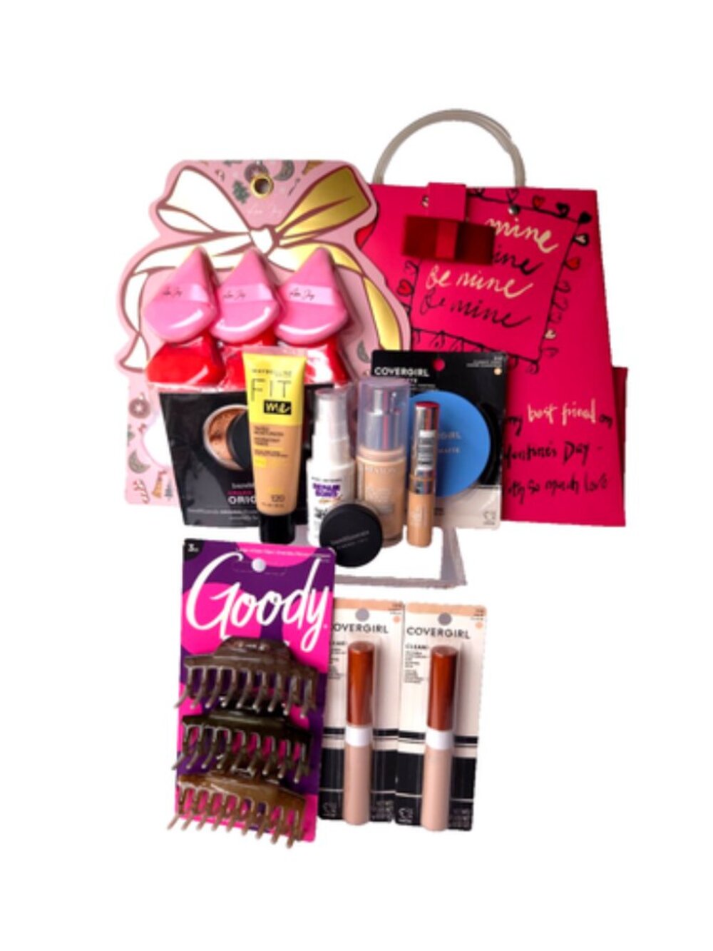 11pc NEW Makeup Lot FACE HAIR bareMinerals Maybelline Covergirl L'Oreal Revlon